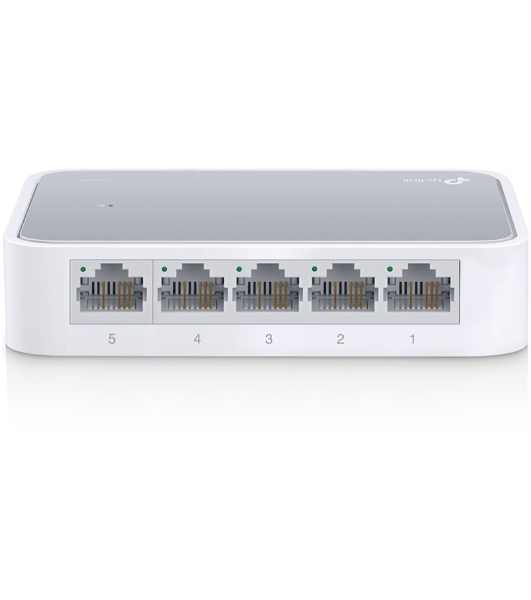 Коммутатор TP-Link SOHO TL-SF1005D Коммутатор 5-port 10/100M mini Desktop Switch, 5 10/100M RJ45 ports, Plastic case