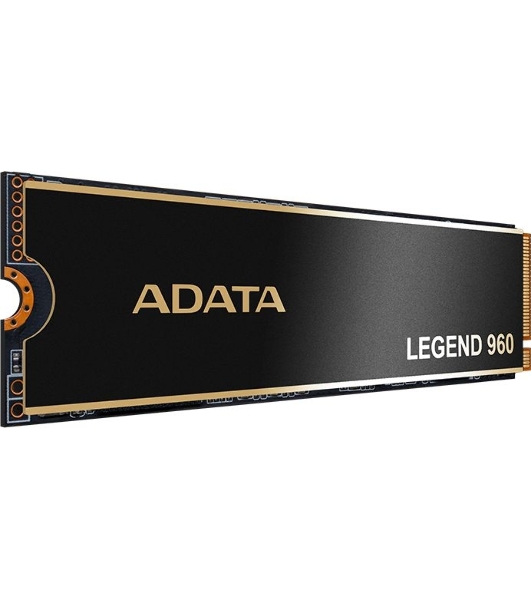 Накопитель SSD ADATA LEGEND 960, 1Tb, PCIe 4.0 x4, M.2 2280, NVMe, R/W 7400/6000, с радиатором