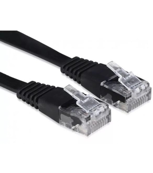 Патч-корд Buro cat.5e molded 0.5м черный RJ-45 (m)-RJ-45 (m)
