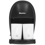 Кофеварка капельная Blackton Bt CM1113 Black. Мощность: 450 Вт, Объем: 0.3 л, Многоразовый фильтр и мерная ложка в комлекте, Одновременное приготовление 2-ух чашек кофе, Объем одной чашки: 0.15 л, Две керамические чашки в комплекте, Индикатор включения/отключения, Защита от перегрева, Электропитание 220-240 В, 50-60 Гц', фото4