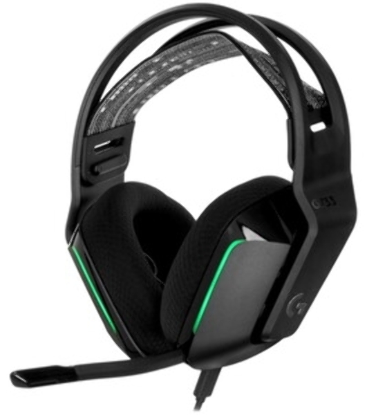 Гарнитура Logitech G733 чёрный, беспроводная, 2.4 ГГц, до 29 ч, LIGHTSYNC RGB
