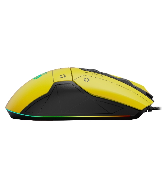 Мышь проводная A4Tech Bloody W70 Max желтый/черный, 10000 dpi, USB, кнопки - 9