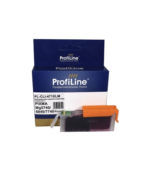 Картридж струйный ProfiLine PL-CLI-471 XLM для принтеров Canon PIXMA MG5740/MG6840/MG7740/TS5040/TS6040/TS8040/TS9040 с чернилами Magenta