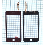 Сенсорное стекло (тачскрин) для Samsung Z1 SM-Z130H красное, фото2