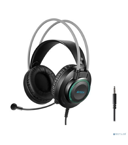 Гарнитура A4Tech Fstyler FH200i серый, проводная