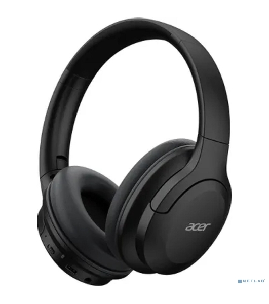 Беспроводные/проводные наушники Acer OHR304 черный, полноформатные, Bluetooth + проводной, активное шумоподавление, до 16 ч