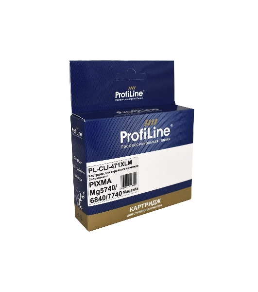 Картридж струйный ProfiLine PL-CLI-471 XLM для принтеров Canon PIXMA MG5740/MG6840/MG7740/TS5040/TS6040/TS8040/TS9040 с чернилами Magenta