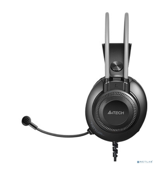 Гарнитура A4Tech Fstyler FH200i серый, проводная