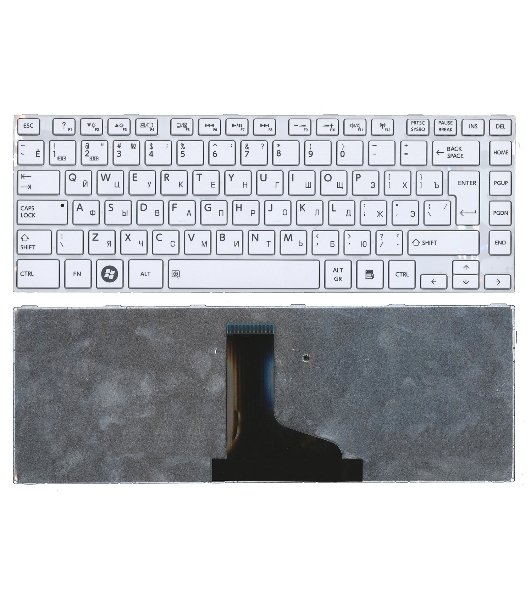 Клавиатура для ноутбука Toshiba Satellite L800 L830 белый