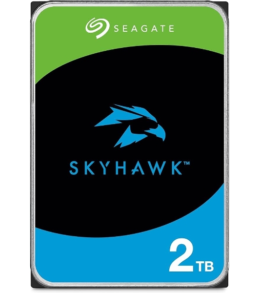 Жесткий диск HDD Seagate SkyHawk 2Tb SATA 5400 rmp 6Gb/s 256Mb 3.5' 1 year warranty (replacement ST2000VX008, ST2000VX015, WD23PURZ, ST2000VM003)