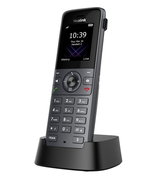 Телефон DECT-трубка Yealink W74H черный