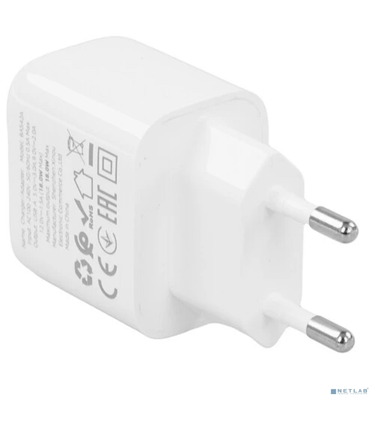 Сетевое зарядное устройство BOROFONE (6941991113789) BAS42A 1USB 3.0A QC3.0 18W белый