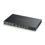 Коммутатор гибридный L2 PoE+ Zyxel NebulaFlex Pro GS2210-28HP, rack 19', 24xGE PoE+, 4xCombo (SFP/RJ-45), бюджет 375 Вт, автономное/облачное управление, фото7