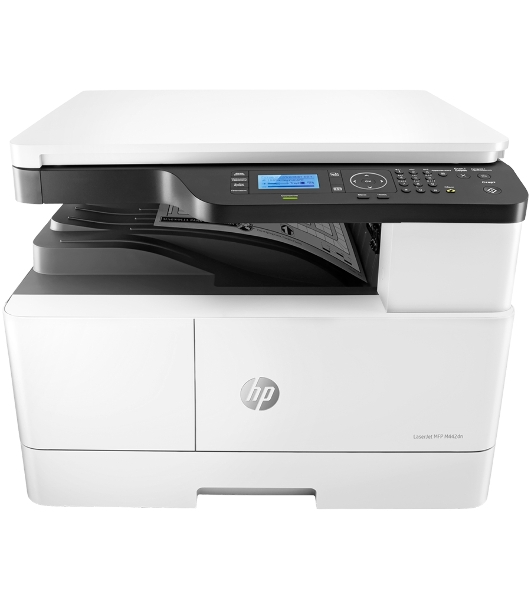 МФУ лазерное HP LaserJet M442dn (8AF71A), A3, ч/б, печ. до 24 стр/мин. (А4) до 13 стр/мин. (А3), 1200 x 1200 dpi (печать) 600x600dpi (скан.), USB, RJ-45