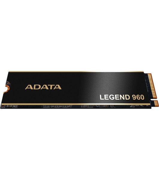 Накопитель SSD ADATA LEGEND 960, 1Tb, PCIe 4.0 x4, M.2 2280, NVMe, R/W 7400/6000, с радиатором