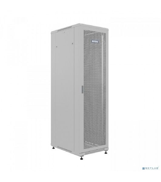 Шкаф серверный NTSS Премиум (NTSS-R22U6080PD) напольный 22U 600x800 мм пер. дв. перфор. металл 900 кг серый 710 мм 54 кг 1102 мм IP20 сталь