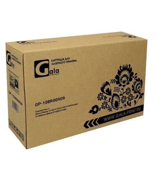 Картридж лазерный GalaPrint GP-108R00909 черный (2500 стр.) для Rank Xerox Phaser 3140/3155/3160B/3160N