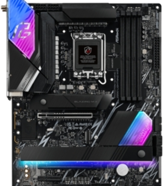 Материнская плата ASRock Phantom Gaming Z890 LIGHTNING WIFI, LGA 1851, Intel Z890, 4xDDR5, 4xSATA, 4xM.2, 1xPCIe 5.0 x16, 1xPCIe 4.0 x4, 1xUSB-C Thunderbolt 4, 2xUSB-A 3.2 Gen 2, 4xUSB-A 3.2 Gen 1, 1xHDMI, 1x2.5Gb LAN, 5x3.5 мм, 7.1, ATX
