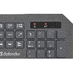 Комплект клавиатура+мышь Defender Berkeley C-925 беспроводной, USB, 1600 DPI, чёрный, фото24