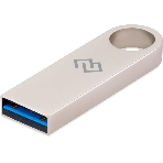 Флешка USB Digma DRIVE3 (DGFUL032A30SR), 32Gb, USB 3.0, R/W 70/30, серебристый, фото 1