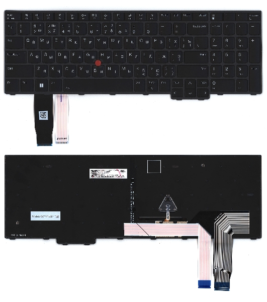 Клавиатура для ноутбука Lenovo Thinkpad P16s T16 gen1 черная