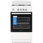 Плита газовая De Luxe 5040.48Г (Щ) белый, конфорок 4 шт, духовка 43 л, 50 см x 85 см x 50 см, фото3