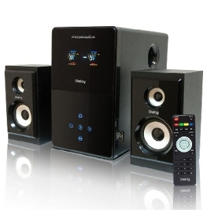 Акустическая система Dialog Progressive AP-220 черный 2.1, 30W+2*12W RMS, USB+SD reader