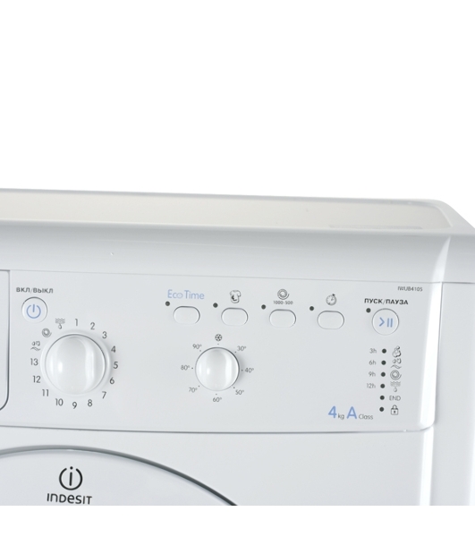 Стиральная машина Indesit IWUB 4105 белый, загр. фронтальная макс.: 4 кг 1000 об/мин класс: А