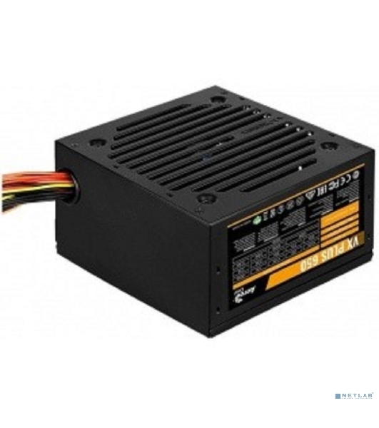 Блок питания Aerocool/Formula VX-650 PLUS, 650Вт, 120мм, черный