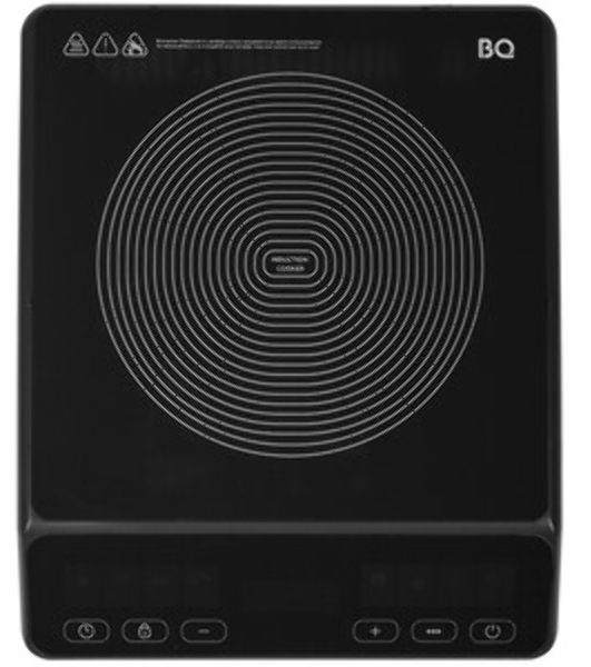 Плита настольная электрическая BQ HP114B черный, 2 кВт, индукция, конфорки - 1, стеклокерамика, сенсор