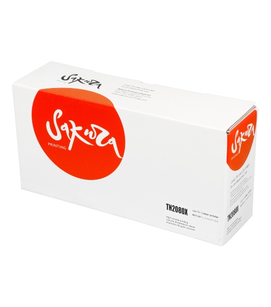 Картридж лазерный Sakura TN2080X для Brother HL-2130R, DCP-7055R, черный, 2600 к.
