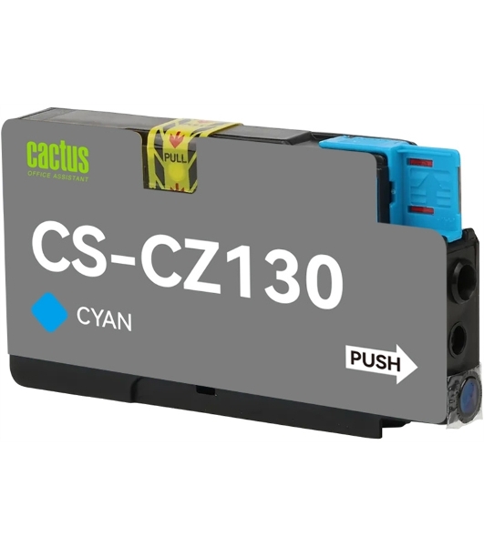 Картридж струйный Cactus CS-CZ130 №711 голубой (26 мл) для HP DesignJet T120/T520