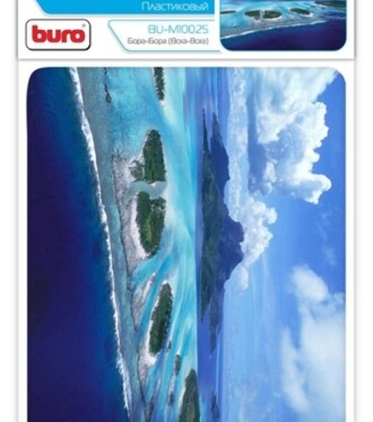 Коврик для мыши Buro BU-M10025 рисунок/Бора-Бора