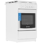 Плита Газовая De Luxe 506040.14г (кр) ЧР белый (стеклянная крышка) реш.чугун, фото5