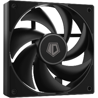 Вентилятор для корпуса ID-Cooling AF-125-K черный, 120 мм, 2000 об/мин, 29.85 дБ, 4 pin