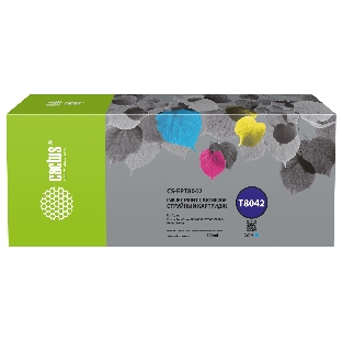 Картридж струйный Cactus CS-EPT8042 (T8042) голубой пигментный (700 мл) для Epson SureColor SC-P6000/7000/8000/9000