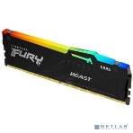 Оперативная память Kingston Fury Beast, DDR5, 32GB (1x32GB), 5600MHz, CL40, DIMM, с радиатором, RGB, черный, фото5