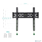 Кронштейн ONKRON FM5/32-55'' макс 400x400 наклон 0º от стены: 29мм макс вес 56,8кг, фото28