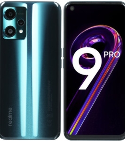 Дисплей для Realme 9 Pro 4G в сборе с тачскрином черный