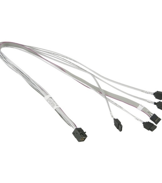 Кабель SuperMicro CBL-SAST-0631 cross-over HDmSAS to 4xSATA 55cm