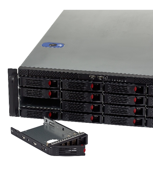 Серверный корпус ExeGate Pro EX281299RUS 3U660-HS16 (RM 19', высота 3U, глубина 660, БП 2U-500ADS,16xHotSwap, USB)