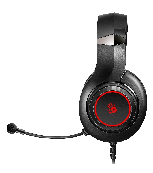 Гарнитура Bloody G220 чёрный, проводная, подсветка