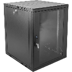 Шкаф ЦМО телекоммуникационный настенный сварной 12U (600 350) съемные стенки, дверь стекло, черный, фото7