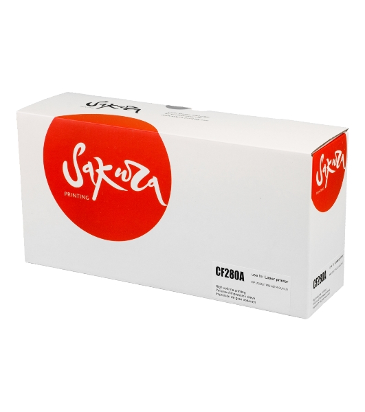 Картридж лазерный Sakura CF280A для HP LJ 400M/401DN, M425, черный, 2700 к.