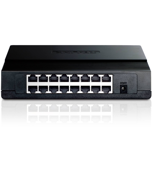 Коммутатор TP-Link SMB TL-SF1016D Коммутатор 16-port 10/100M Desktop Switch, 16 10/100M RJ45 ports, Plastic case