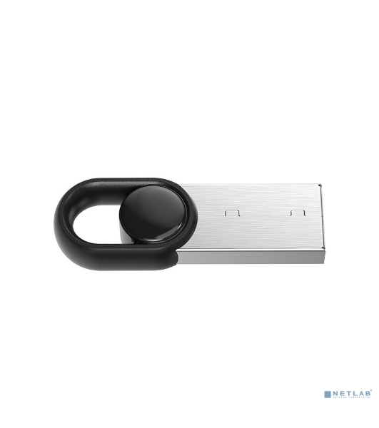 Флешка USB Netac UM2 (NT03UM2N-064G-20BK), 64Gb, USB 2.0, R/W 100/40, серебристый/черный