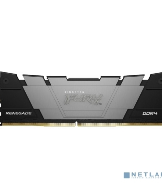 Оперативная память Kingston Fury Renegade, DDR4, 16GB (2x8GB), 3200MHz, CL16, DIMM, с радиатором, серый/черный
