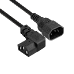 Кабель питания ExeGate Power EC-3P (C13 угловой->C14, VDE-250V-3*0.75мм2, медь, черный, 10A, 3м), фото2