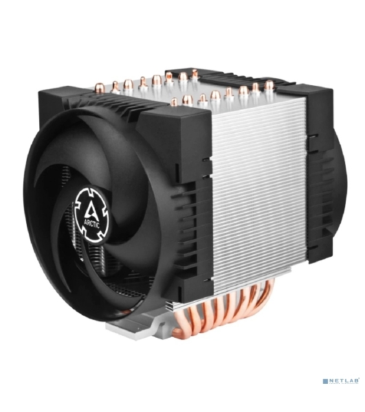 Вентилятор для процессора Arctic Freezer 4U-M Rev. 2 серебристый/черный, 120 мм, алюминий/медь, 2300 об/мин, 40 дБ, 4 pin, 350 Вт, 145 мм