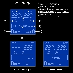 Источник бесперебойного питания (инвертор, синус, для котла) ExeGate SineTower SZ-2000.LCD.AVR.3SH.1C13.USB 2000VA/1600W, чистая синусоида, LCD дисплей, AVR, 3хSchuko+1хC13, USB, линейно-интерактивный, внешняя батарея 24В до 200А·ч, черный, фото19